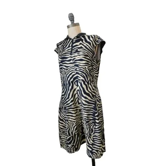 San Soleil Size M Medium UV 50 UPF Animal Print Sporty Activewear Dress - Picture 2 of 3